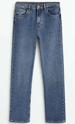 Massimo Dutti | Straight Leg Jeans in Medium Wash Blue | Sz US 6 thumbnail 1