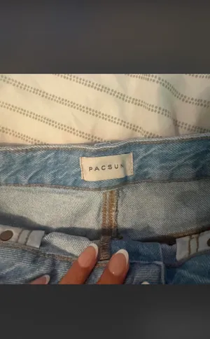 PacSun Blue Jean Shorts Denim thumbnail 4