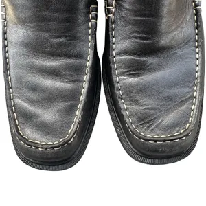 Rockport Men’s 9M Black Leather Loafers Slip On Business Casual Comfort Shoes thumbnail 4