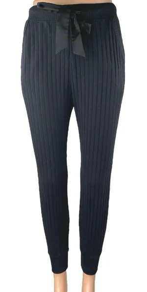 Abercrombie & Fitch Womens Black Rib Knit High Rise Skinny Leggings Pants Sz XS thumbnail 1