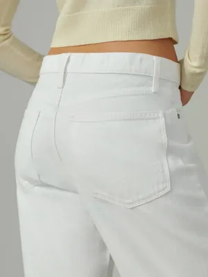 Joe's Jeans NWT The Ryan Low Slung Baggy White Wide-Leg Jeans Size 25 thumbnail 4