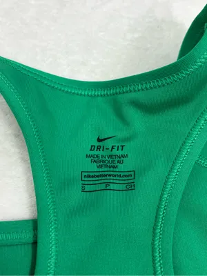 Nike DRI- FIT Green Sports Bra size S P thumbnail 4