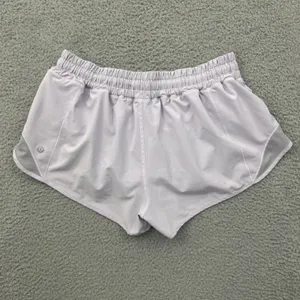 Lululemon Hotty Hot Shorts Low Rise 2.5" Silver Lilac Athletic Women's 8 thumbnail 2