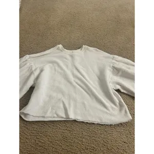 Free people bell sleeve top sweater like white size medium oversized thumbnail 8
