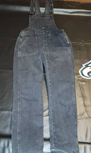 Madewell Womens Black Lunar Wash‎ Stretch Overalls XS thumbnail 1