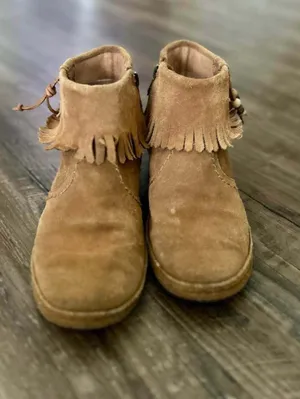 UGG Fringe Suede Ankle Boots Size 6 Women’s thumbnail 7