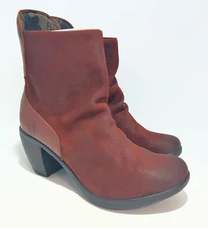 Fly London Hota125Fly Brick Suede Leather Ankle Boots EU 36 Womens 5.5-6 NWT thumbnail 1