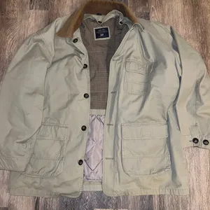 Faded Glory Barn Jacket Vintage Blanket Lined Chore Women’s Tan Canvas thumbnail 1