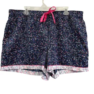 Charter Club Women's Satin Floral Set Long Sleeve‎ & Shorts Sleepwear XL/XXL thumbnail 5