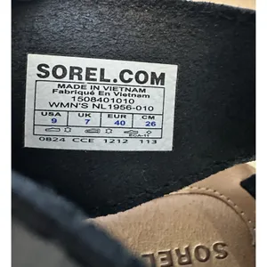 Boho Sorel Summer Boot Distressed Black Leather Lace Up Cage Sandals Size 9 thumbnail 9