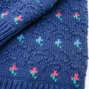Vintage 80s American Eagle Outfitters Blue Knit Grandpa Sweater thumbnail 6
