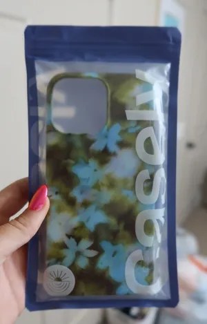Apple Blue & Green Floral iPhone Case thumbnail 1