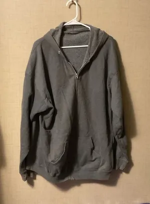 Fruit of the Loom Heather Gray Hoodie thumbnail 1