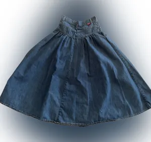 Vintage Candie's Medium Blue Wash Denim A-Line Skirt thumbnail 1