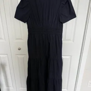 Quince 100% Organic Cotton Tiered Maxi Dress Size L thumbnail 6