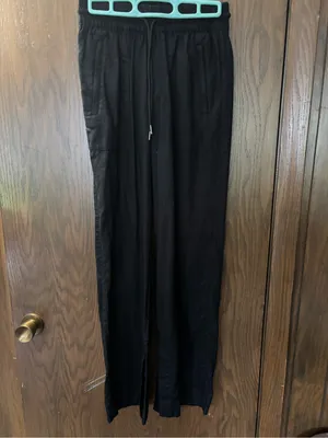 Athleta Retreat Linen High Rise Wide Leg Pant thumbnail 2