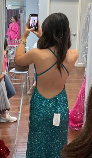 Aleta Prom Dress Blue Size 2 thumbnail 2