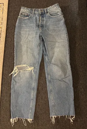 ZARA Jeans High-Rise Straight Leg thumbnail 1