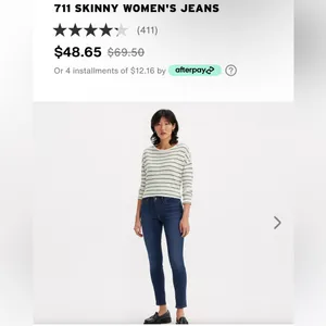 Levi’s 711 Skinny Women’s Jeans Size W26 L28 thumbnail 6