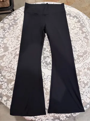 Fabletics Black High-Waist Flare Yoga Pants thumbnail 1