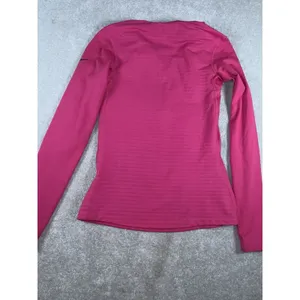 nike womens pink half zip running pullover medium thumbnail 9