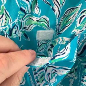Lilly Pulitzer Luxletic Ocean Trail Shorts Turquoise Oasis Outta Line Print XL thumbnail 5
