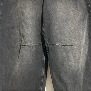 BDG Urban Outfitters Logan Barrel High Waist Baggy Wide Leg Jeans Black Sze 31W thumbnail 2