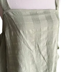 Topshop Textured Cold Shoulder Long‎ Sleeve Top Sage Green Women's 6 thumbnail 5