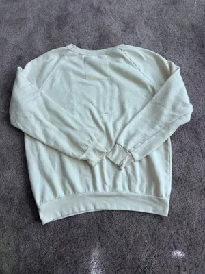 Aviator Nation 5 stripe Vintage White and blue Crewneck Sweatshirt thumbnail 7