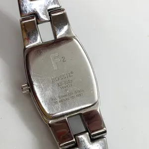 Fossil f2 ladies analog date watch ES1053 all Stainless Steel runs thumbnail 6