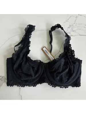Skims Stretch Lace  Unlined Full Coverage Bra Size 34B NEW thumbnail 9