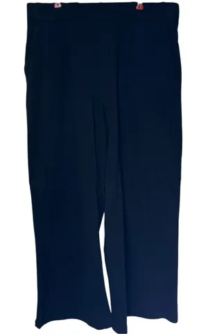 Torrid Womens Sweatpants Lounge Super Soft Fleece Wide Leg Pull On Black Size 1 thumbnail 1