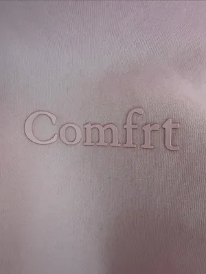 Pale Pink Hoodie Sweatshirt by Comfrt in size XL EUC thumbnail 2