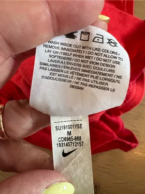 Nike women's sleeveless tank top USA red flag size medium thumbnail 4