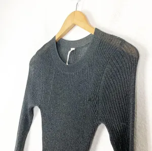 Daily Practice by Anthropologie Sheer Sparkle Sweater Midi Dress Medium Knit thumbnail 8