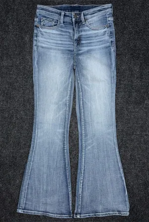 Buckle Black Fit No 75 Flare Leg Stretch Jeans 27 x 31 High Rise BBW1456R Boho thumbnail 1