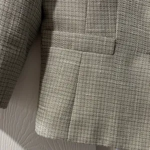 Tahari ASL Houndstooth Blazer and skirt in gold and white 6 thumbnail 4