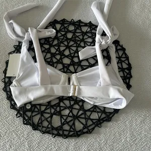 Beach Riot Blair Underwire Bikini Top, White, Small, $118 thumbnail 6