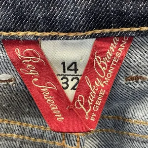 Vtg Lucky Brand Womens 14/32 Jeans Gene Montesano Zip Dark Wash‎ Boot Dungarees thumbnail 4