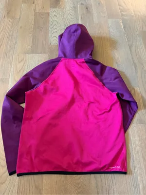 Women’s Nike Hot Pink Purple Dry Fiy hoodie sweatshirt sz M thumbnail 2