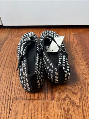 a new day Black Studded Mary Jane Flats size 8 New thumbnail 6