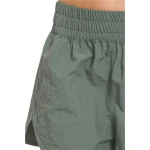 Zenana Windbreaker Smocked‎ Waistband Running Shorts thumbnail 2
