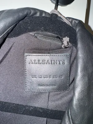 AllSaints Jacket Leather thumbnail 4