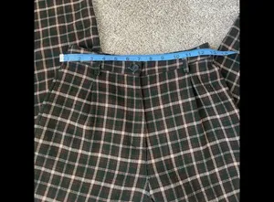 Brandy Melville Green Plaid Trousers thumbnail 7