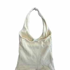 Zara Yellow Cream Women’s Halter Top thumbnail 2