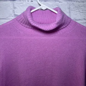 J. Crew Wool Blend Turtleneck Sweater Women’s Size XL Classic Relaxed Fit Knit thumbnail 4