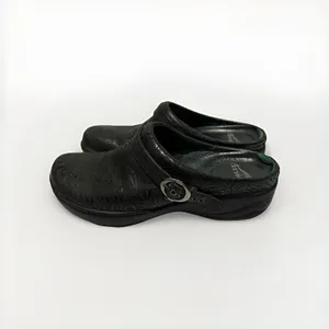 Dansko Allison Slip Resistant Mules Clogs Shoes Womens Size 8.5-9 US 39 EU Black thumbnail 4