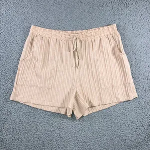 SheIn Women‎ 2 Pc Set 2XL Shorts and Button Up Shirt Relaxed Textured Vacation Resort thumbnail 9