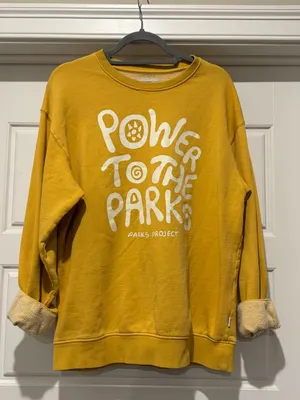 Parks Project Power To The Parks Yellow Crewneck thumbnail 1