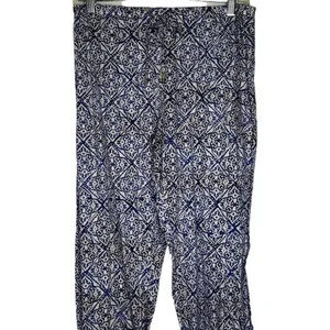 Oscar de la Renta Two Piece Pajama‎ Set White thumbnail 6